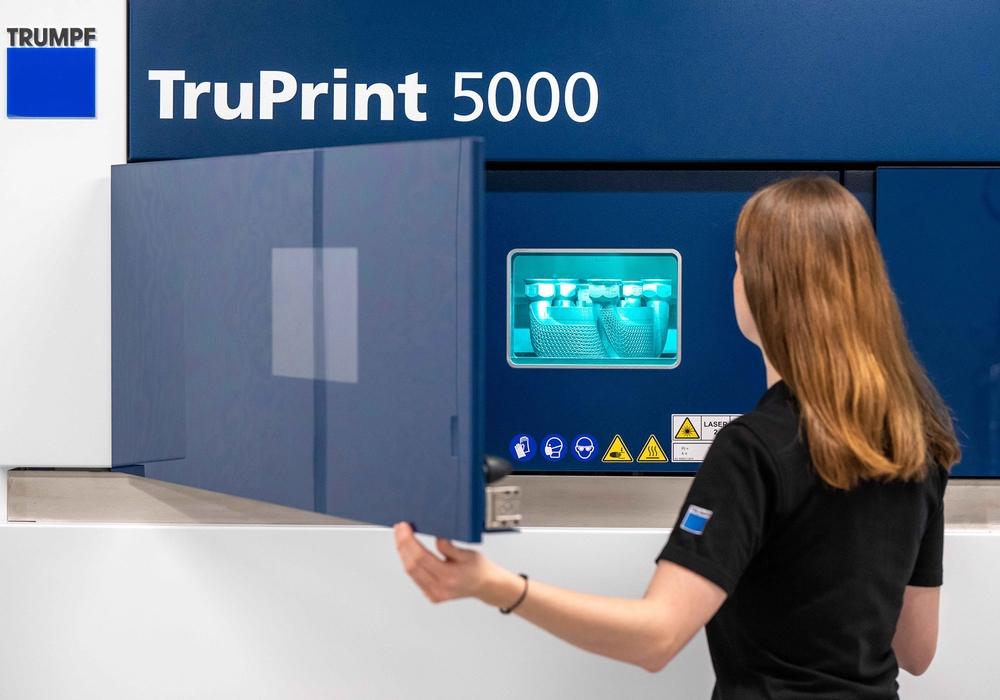 TruPrint 5000 with 500 degrees Celsius preheating feature