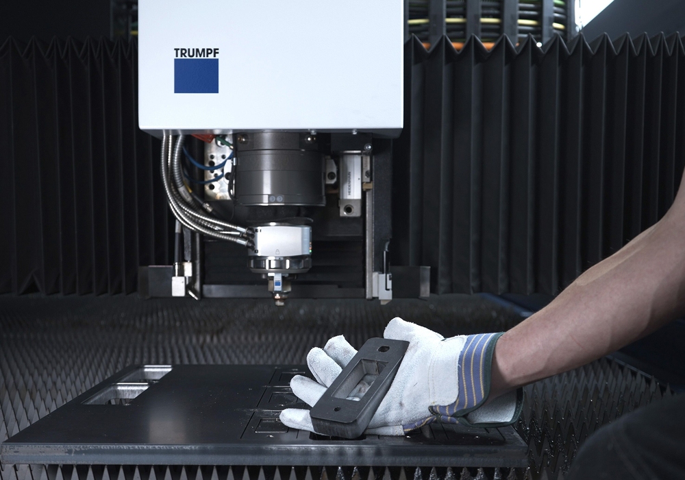 Euroblech TRUMPF TruLaser 5000 24kw Close Up