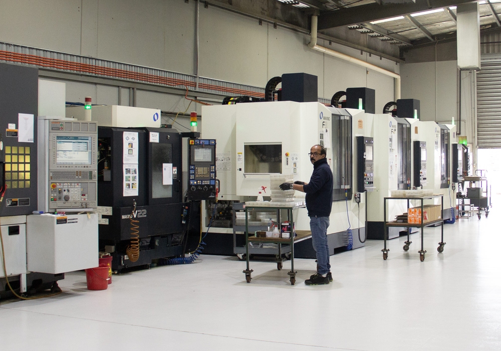 ADVATEK Shop floor different angle - CNC Makino
