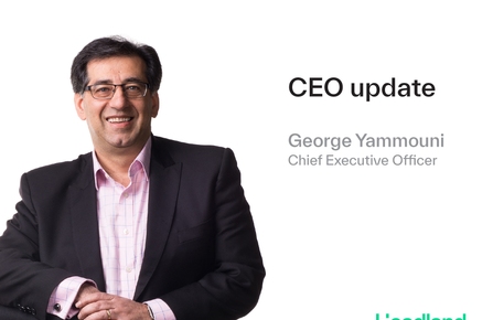 CEO Update: A Message from George Yammouni