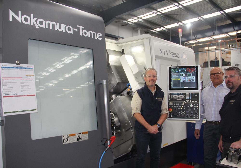 CNC-Nakamura-Tome-NTY-250-lathe-with-CEO-Edward-Kemp