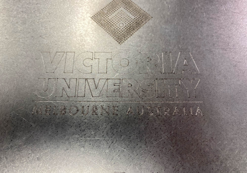 Victoria University Logo cut with JFY 3015