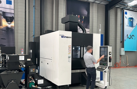 View the Hyundai XF6300 5-axis machining center at our Sydney showroom