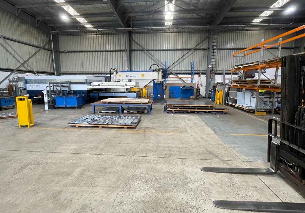 Machine floor space at Rowlands Metalworks